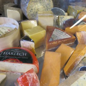 A selection of cheeses
